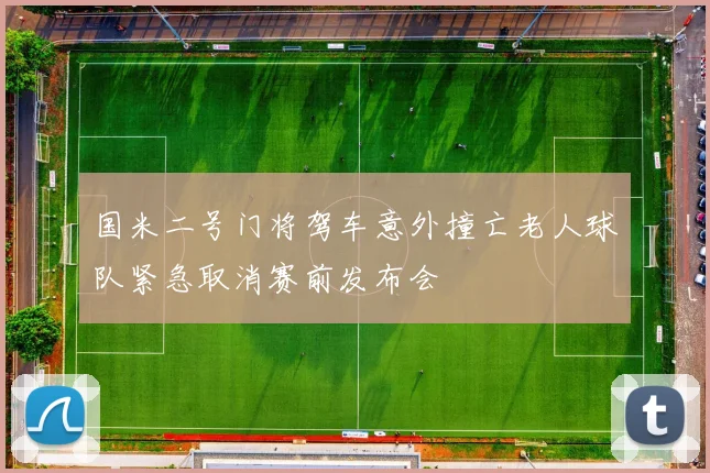 国米二号门将驾车意外撞亡老人球队紧急取消赛前发布会
